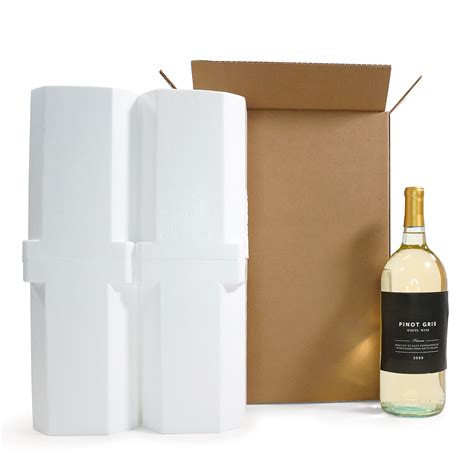 Styrofoam Wine Shippers Bottle Packaging Bulk Deals