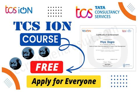 TCS ION Course 2023 Free Online Courses Certifications