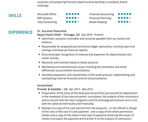 Accounts Executive Resume Example In 2025 Resumekraft