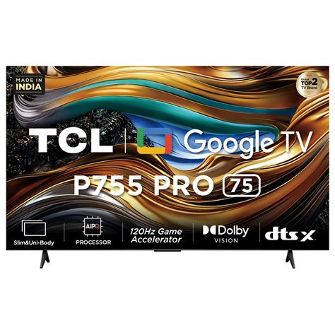 Buy Tcl P Pro Cm Inch K Uhd Smart Google Tv With Dolby