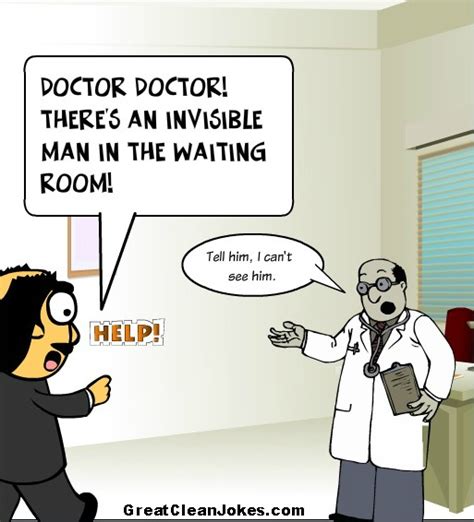 Cute Cartoon About A Corny Doctor - Great Clean Jokes