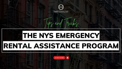 The New York State Emergency Rental Assistance Program Youtube