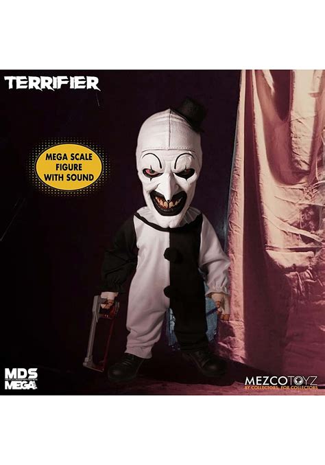 Mds Mega Scale Terrifier Art The Clown With Sound Collectible Horror