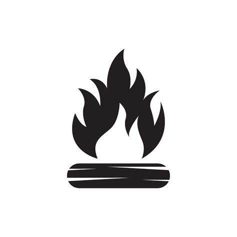 Bonfire icon logo vector,illustration design template. 26111093 Vector ...