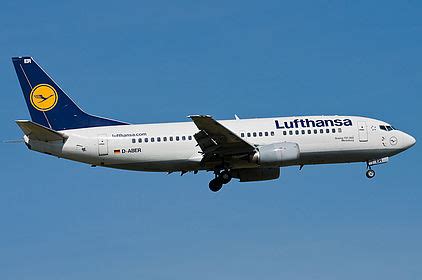 D ABER Lufthansa Boeing 737 330