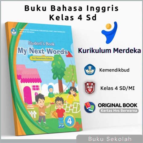 Jual Buku Bahasa Inggris Kelas 4 Sd Mi Kurikulum Merdeka Belajar Buku