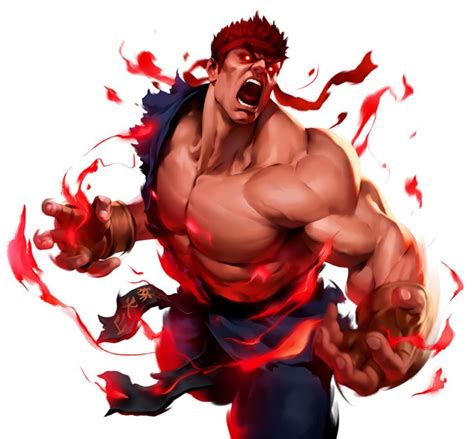 Evil Ryu Art Street Fighter Duel Art Gallery Street Fighter Ryu