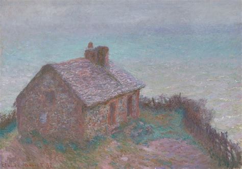 The Customs House At Varengeville By Claude Monet Artvee