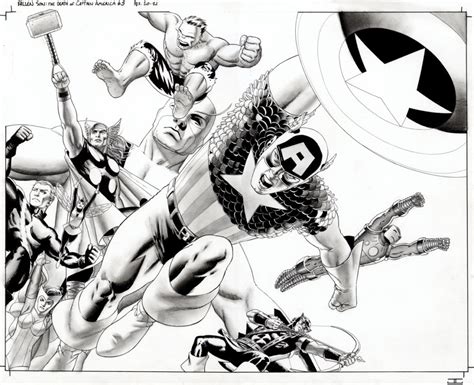 John Cassaday — The First Avenger Greg Goldsteins Comic Art Gallery