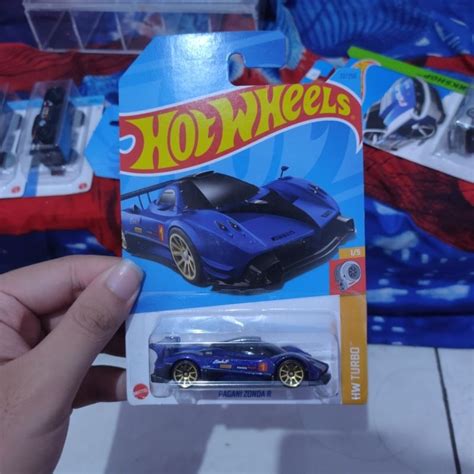Jual Hot Wheels Pagani Zonda R BIRU Shopee Indonesia