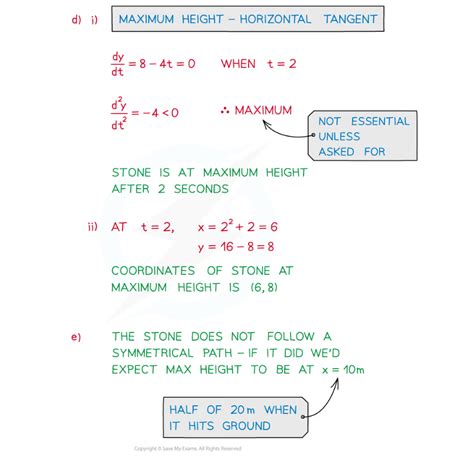 Edexcel A Level Maths Pure 复习笔记9 2 3 Modelling With Parametric Equations 翰林国际教育