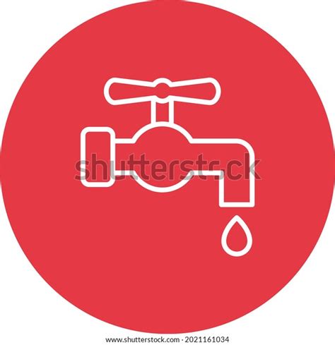 Water Tap Icon Vector Image Can Stock Vector Royalty Free 2021161034