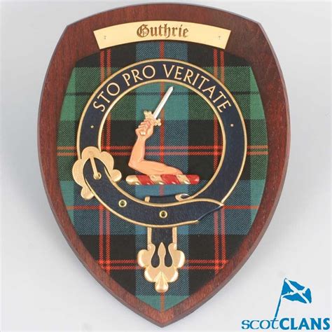 Our Clan Crest Wall Plaque Handmade In Glasgow Scotland This Is As