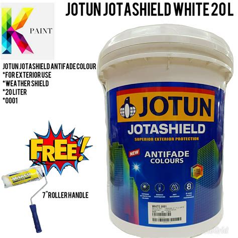 Jotun Jotashield Antifade Colours 20l 0001white Shopee Malaysia