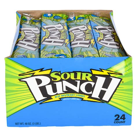 Sour Punch Blue Raspberry Straws The Stuff Shop