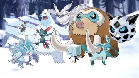 My Pokemon Anime Team If I Was An Ice Type Trainer Youtube