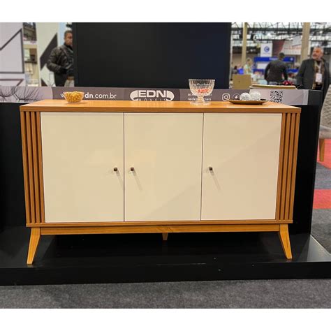 Buffet Argo 140cm EDN Móveis Cedro Off White