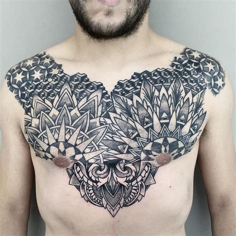 Chest Piece By Orge Kalodimas Tattoonow