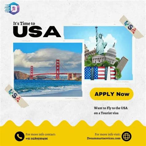 US Tourist Visa At Rs 23600 Person In New Delhi ID 2854318710491