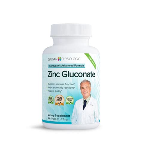 Zinc Gluconate Supplement Menopause Woman Uk