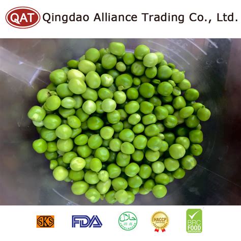 New Crop High Quality Frozen Iqf Green Peas By Brc A Approved