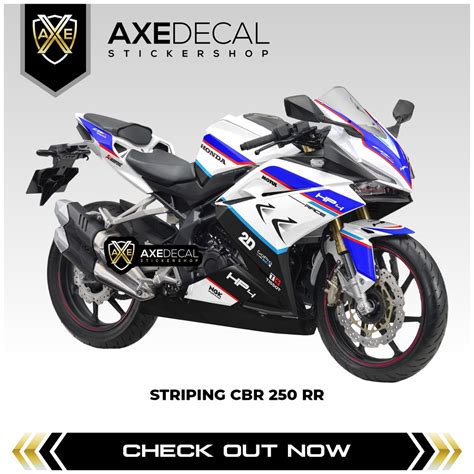 Jual Striping Cbr Rr Livery Hp Stiker Motor Honda Cbr New