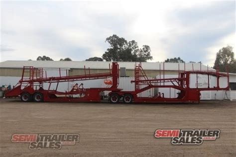 2013 Custom 10 Car Carrier B Double Set Trailer Jthfd5067332 Just