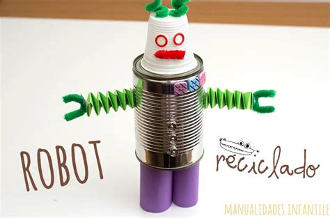 Manualidad C Mo Hacer Un Robot Con Material Reciclado Off