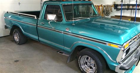 1977 Ford F 150 With A 460 Green Ford Daily Trucks