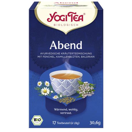 Yogi Tea Abend Teebeutel Miraherba Bio Tee