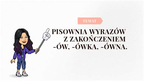 Pisownia Zako Czonego W Wka Wna