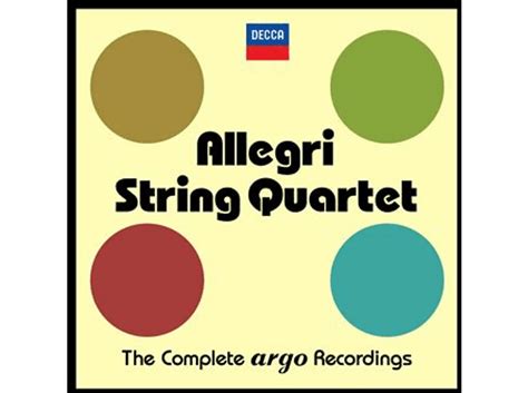 Allegri String Quartet Allegri Quartet Decca Recordings Cd Cd