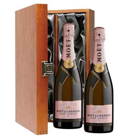 Moet And Chandon Rose Champagne 75cl Twin Luxury T Boxed 2x75cl