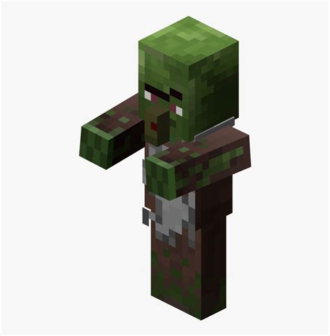 Minecraft Zombie Villager Butcher, HD Png Download - kindpng