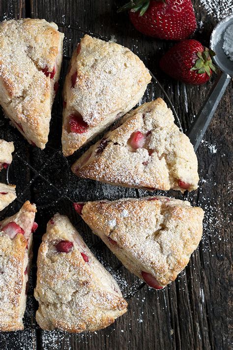 Strawberry Cream Scones Seasons And Suppers