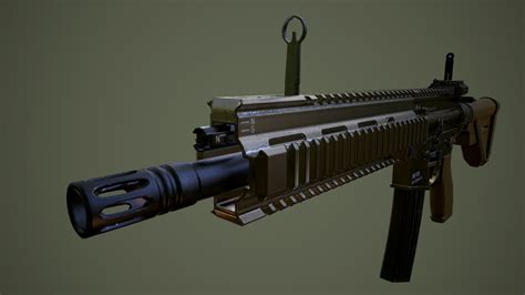 HK416 A5 | CGTrader.com