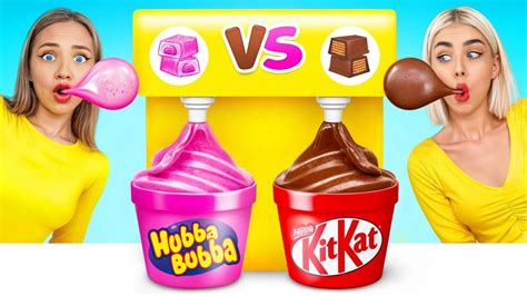 Desaf O De Comida Chicle Vs Chocolate Momentos Locos Con Comida De