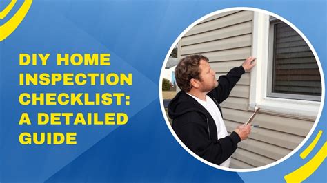 diy home inspection checklist  detailed guide