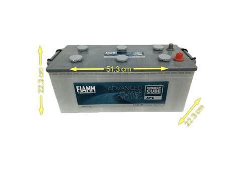 Batteria Trattore Camion Fiamm B Ah A Sx Apc Energycube