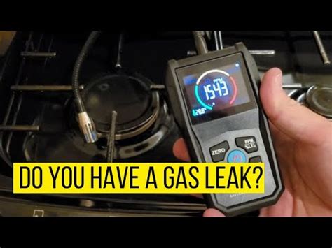 Combustible Gas Leak Detector Tested Seesii Gas Detector YouTube