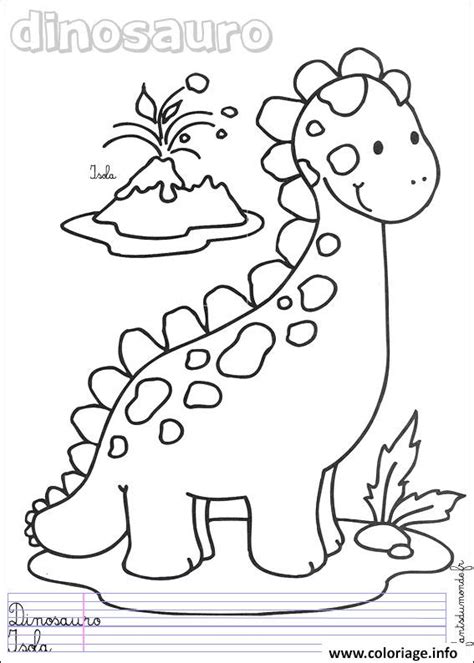 Coloriage Dinosaure Jecolorie