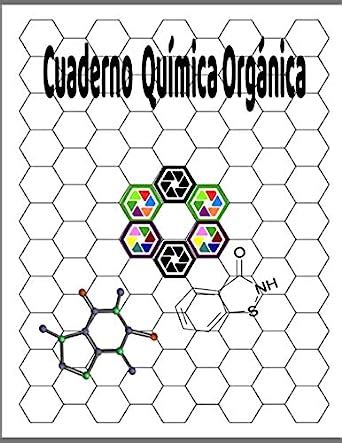 Cuaderno Química Orgánica Libro de trabajo de papel cuadriculado