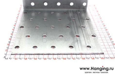 Перфорированный крепежный уголок 100*100*100*2 мм (из стали 2 мм ...