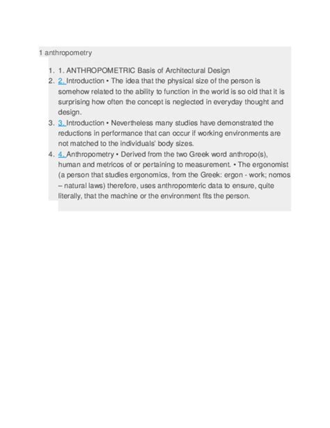 Doc Anthropometry