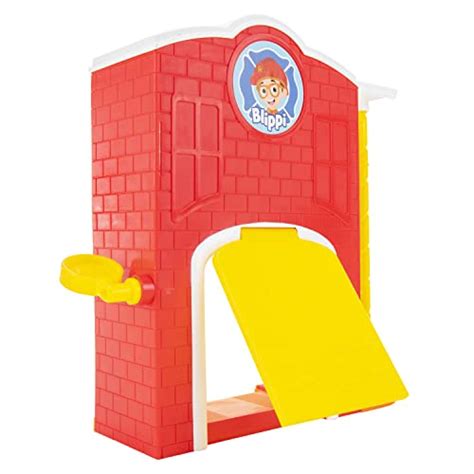 Blippi Firehouse Playset, Includes 3-Inch Firefighter Figure, Two Floor ...