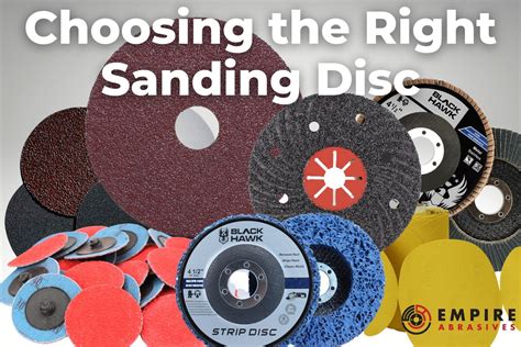 Choosing The Right Sanding Disc Empire Abrasives