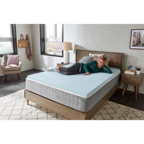 Sealy Blue Swirl Trueform Inch Support Gel Memory Foam Mattress