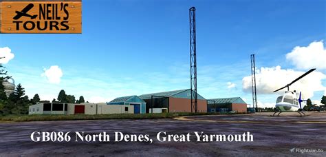 Gb086 North Denes Airfield Great Yarmouth Uk For Microsoft Flight