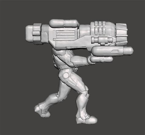 Stl File Iron Man Proton Cannon Miniature Model For Scifi Games Rpg Dnd