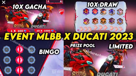 EVENT MLBB X DUCATI SISTEM GACHA BINGO JAMIN DAPAT SKIN EPIC LIMITED